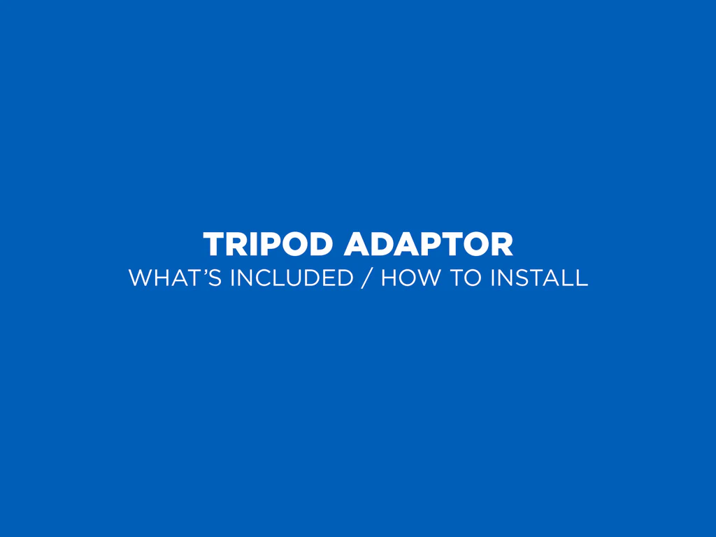 Camera - Tripod Adaptor - Image 11